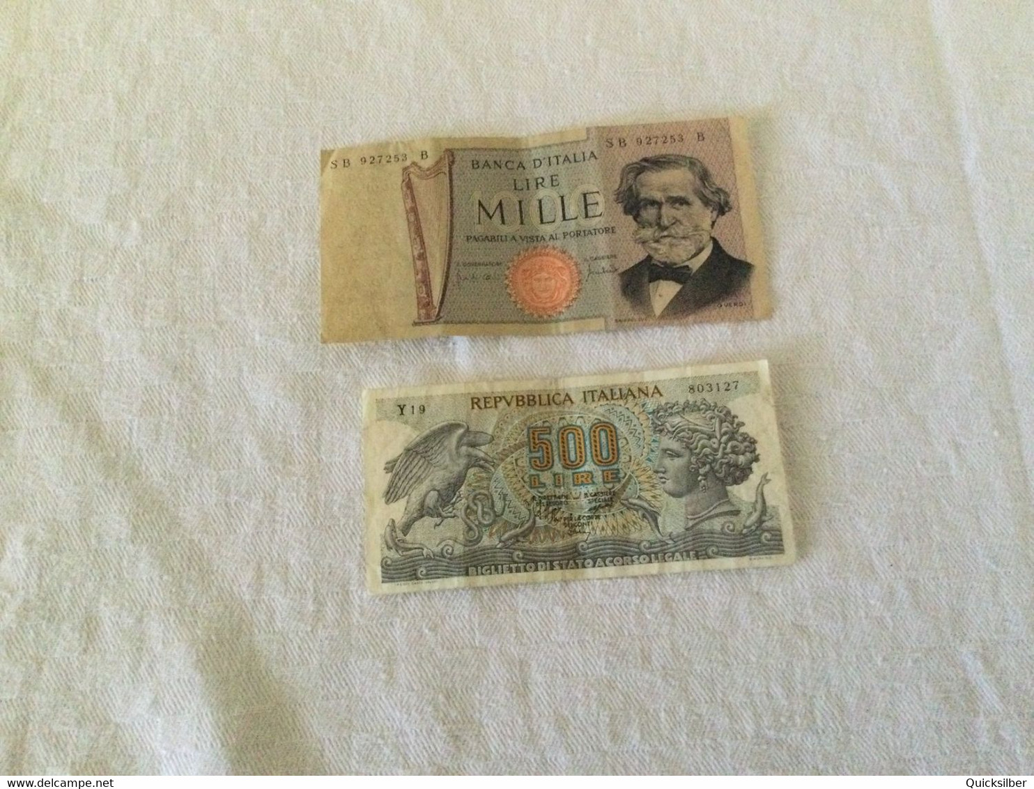 2 Billets D'Italie - Altri & Non Classificati