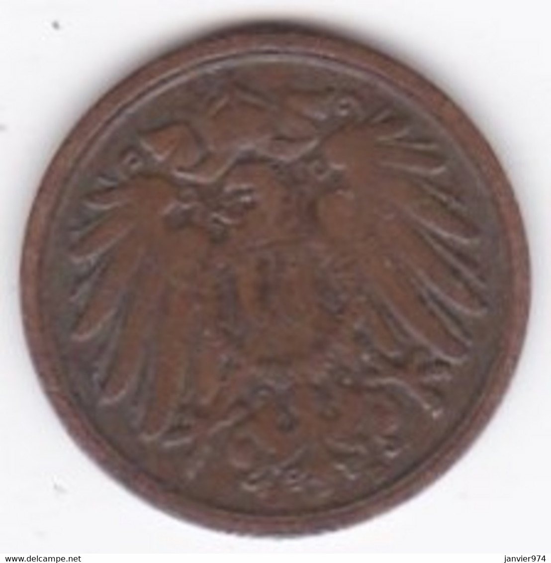 1 Pfennig 1898 D MUNICH  , Wilhelm II, En Cuivre , KM# 10 - 1 Pfennig