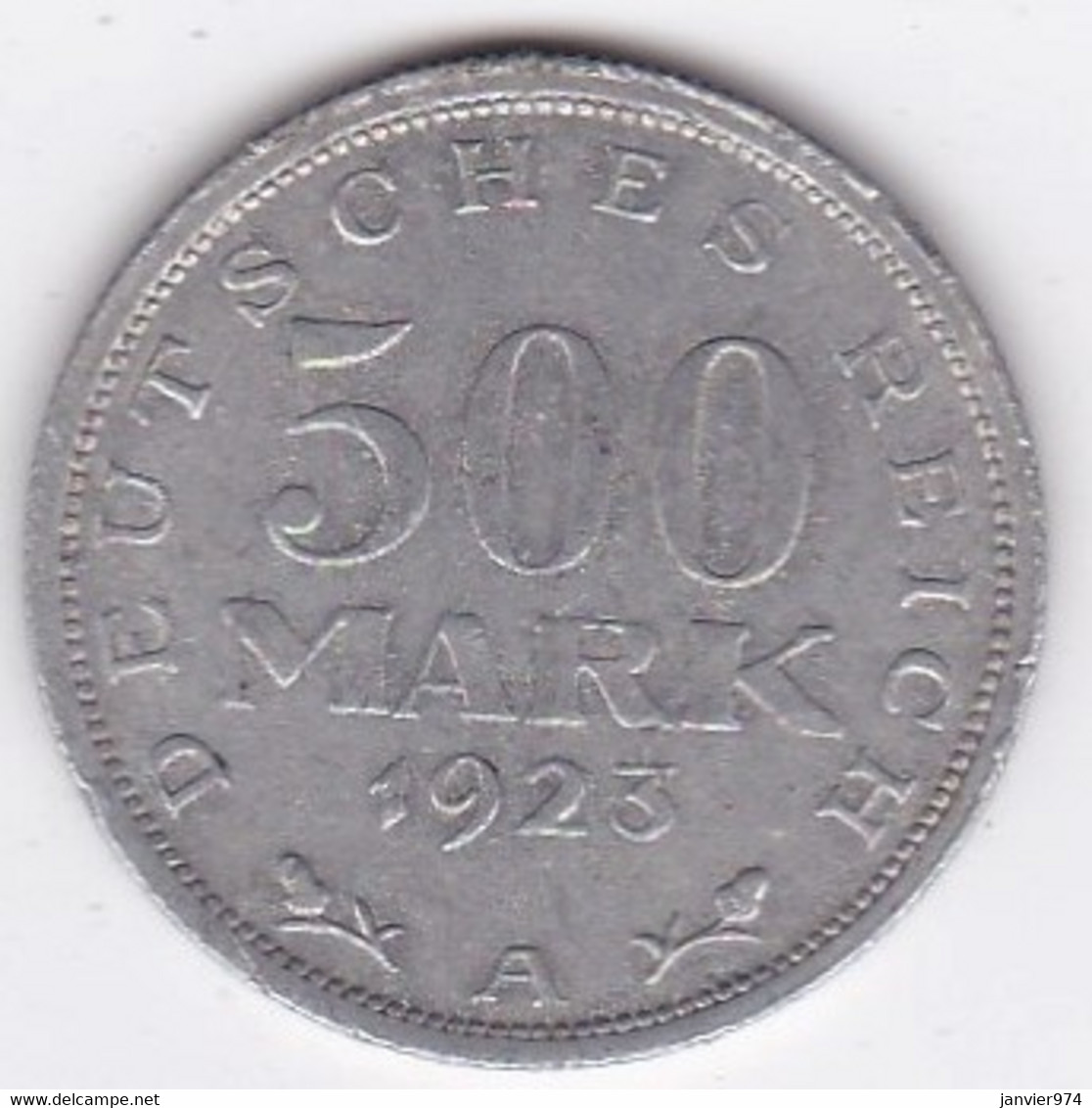 République De Weimar 500 Mark 1923 A Berlin , En Aluminium - 200 & 500 Mark