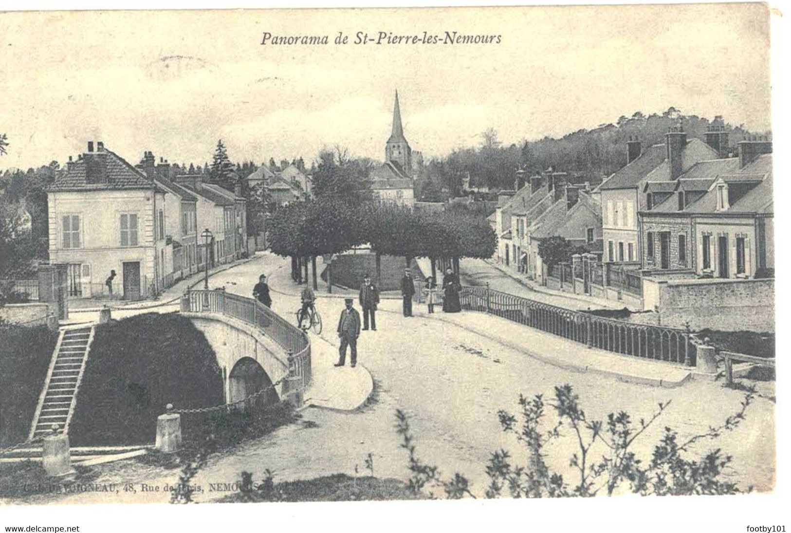 CPA   SAINT PIERRE LES NEMOURS  Panorama - Saint Pierre Les Nemours