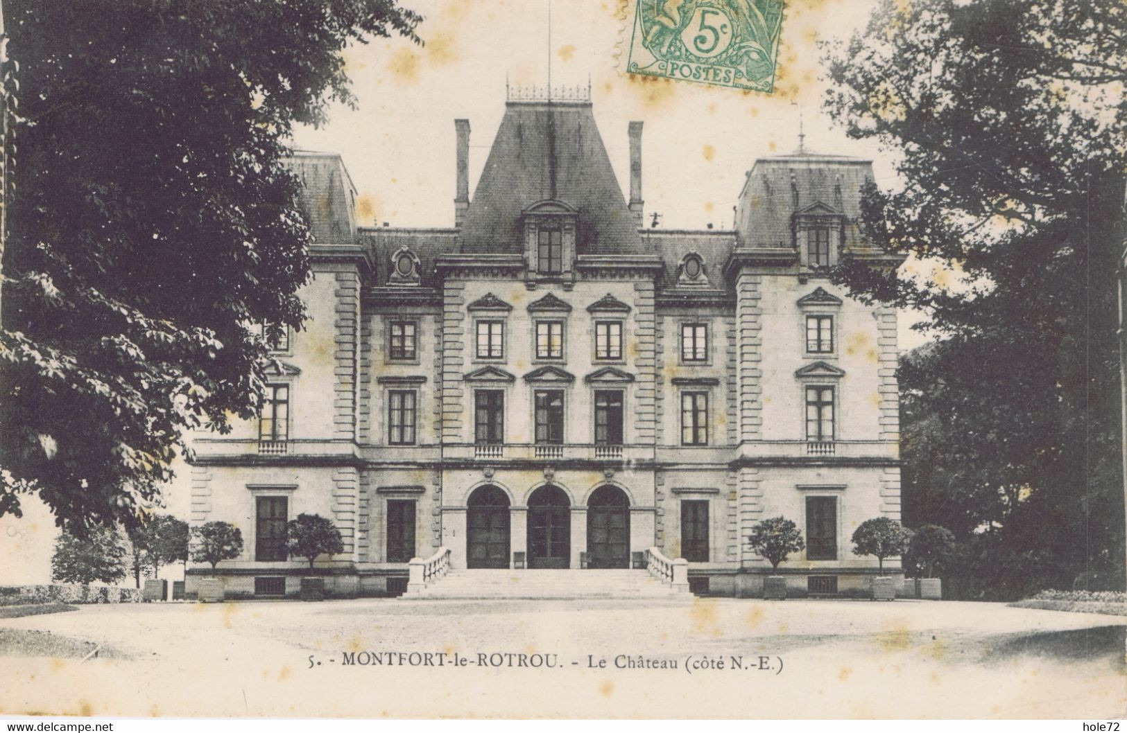 72 - Montfort-le-Gesnois (Montfort-le-Rotrou)  - Le Château - Côté Nord-Est - Montfort Le Gesnois