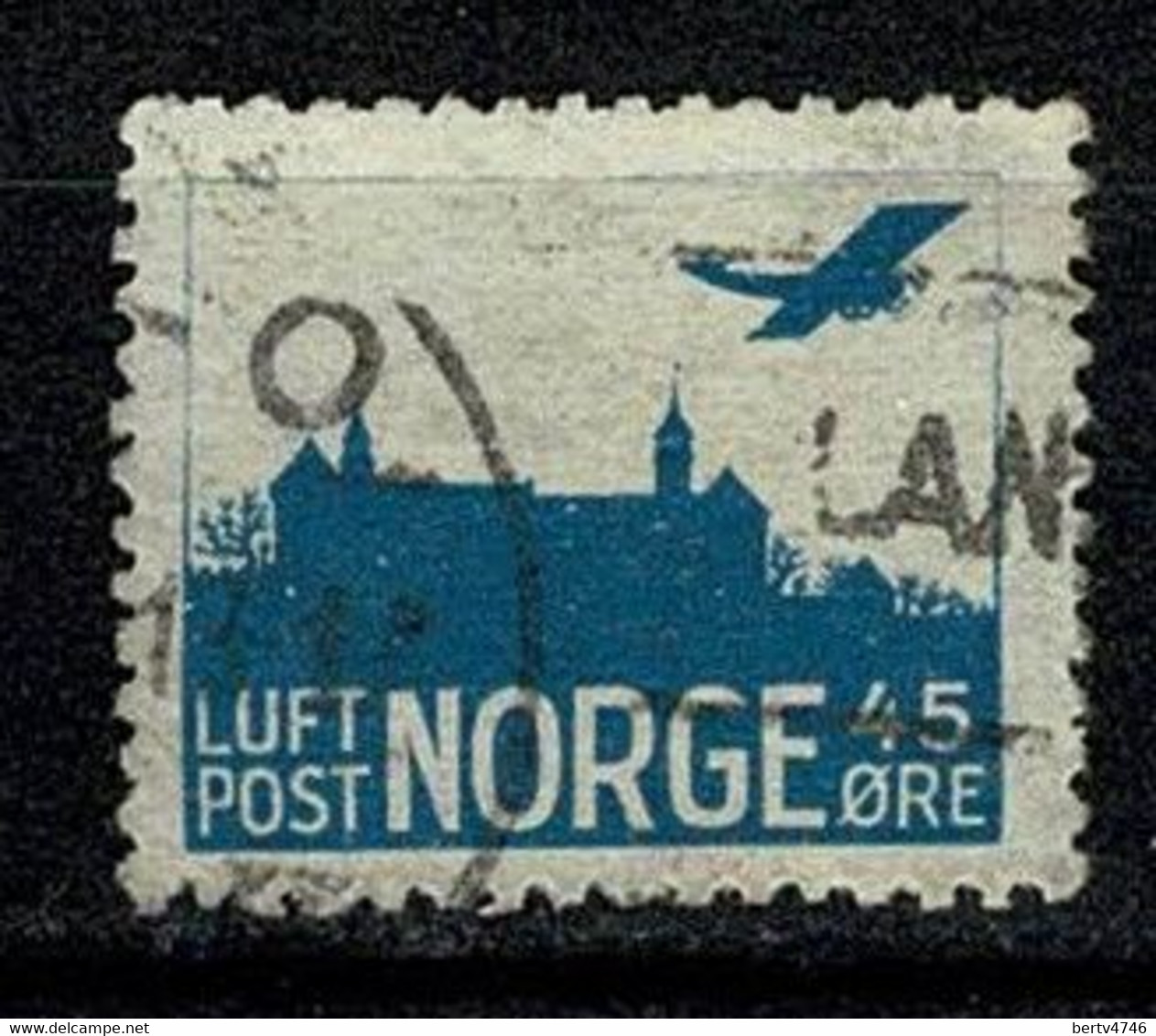 Norge 1927/34  Yv  PA 1, Facit 158  Used  (2 Scans) - Sonstige & Ohne Zuordnung