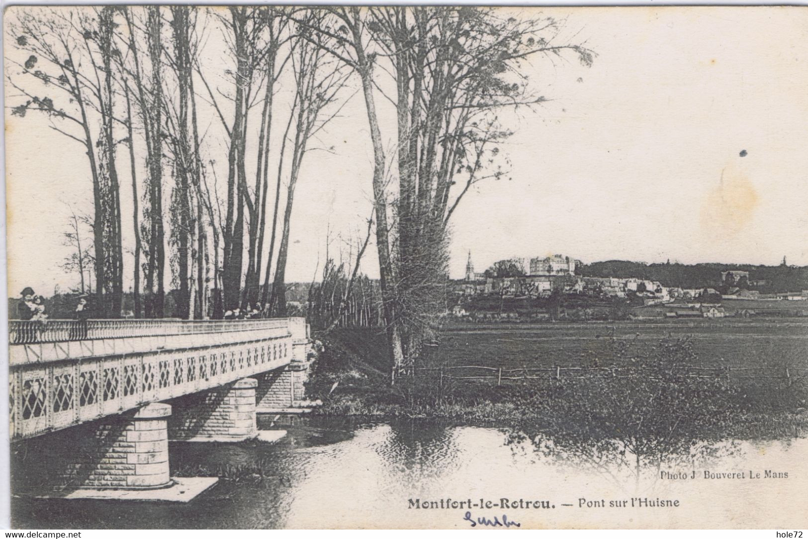 72 - Montfort-le-Gesnois (Montfort-le-Rotrou)  - Pont Sur L'Huisne - Montfort Le Gesnois