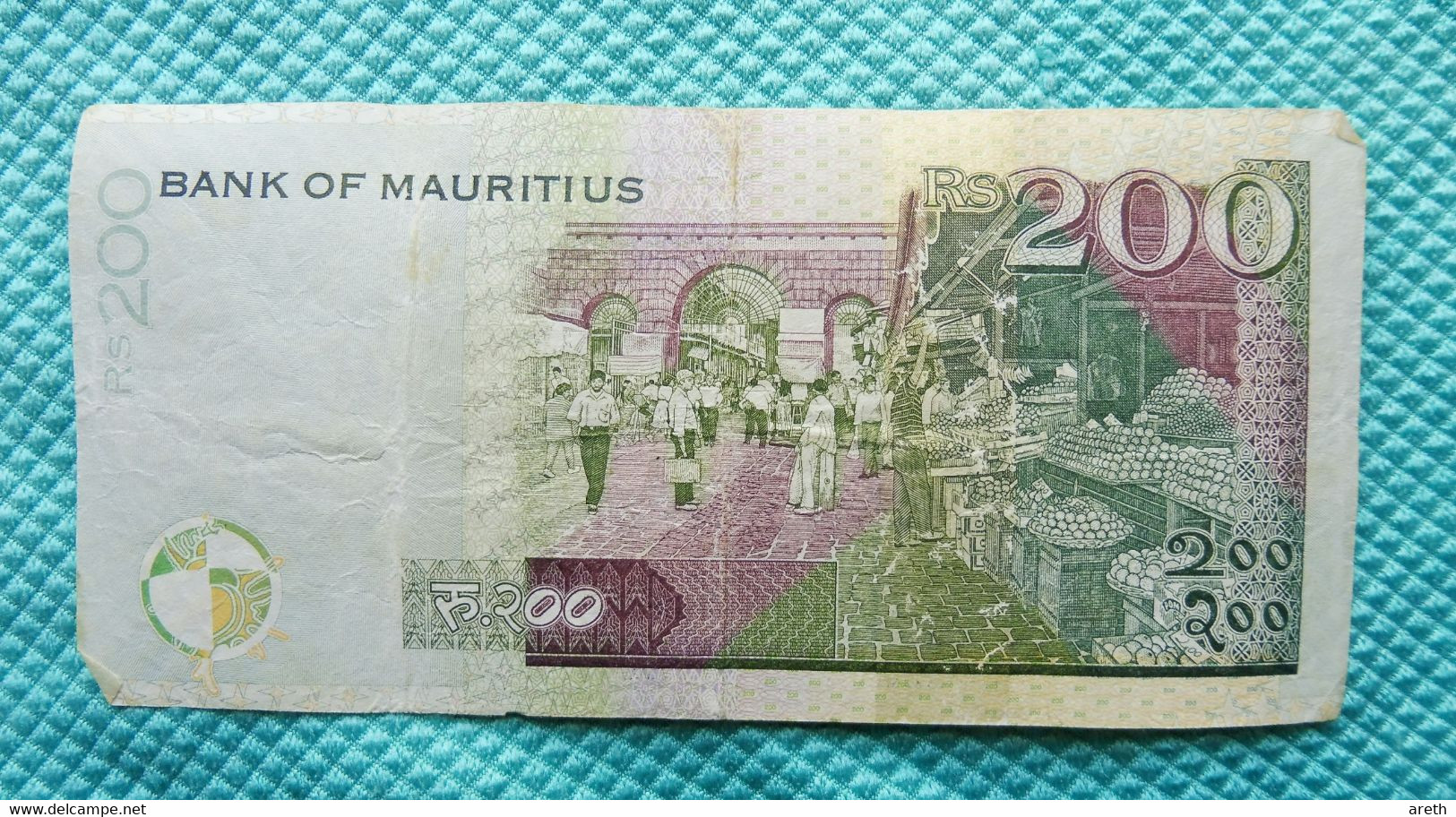 MAURICE  -  Billet 200 Rupees Roupies - Mauritius