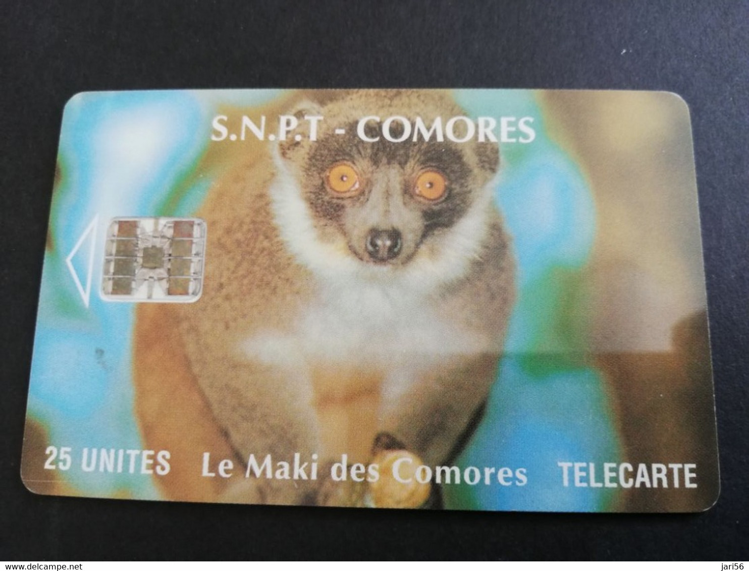 COMOROS CHIPCARD  LE MAKI DES COMODORES  25 UNITS     ** 5294** - Comore