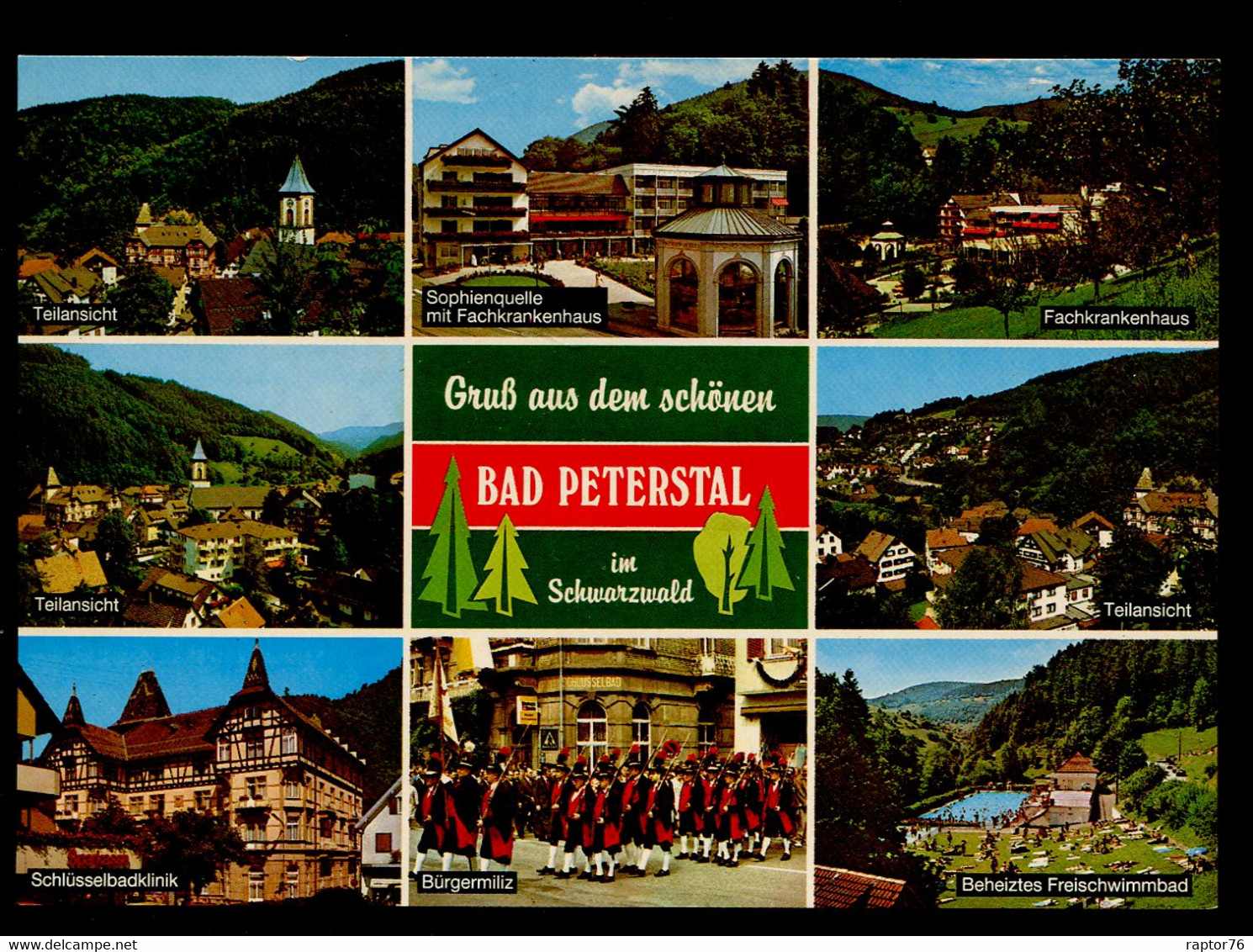 CPM Neuve Allemagne Grüss Aus BAD PETERSTAL Im Schwarzwald Multi Vues - Bad Peterstal-Griesbach