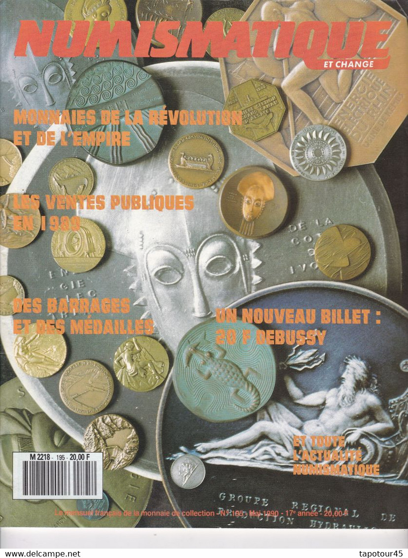 C 21/Revues > Numismatique 50 à 60 Pages A4 1990  (frais & Port 5 € 32 Pour La France) - French