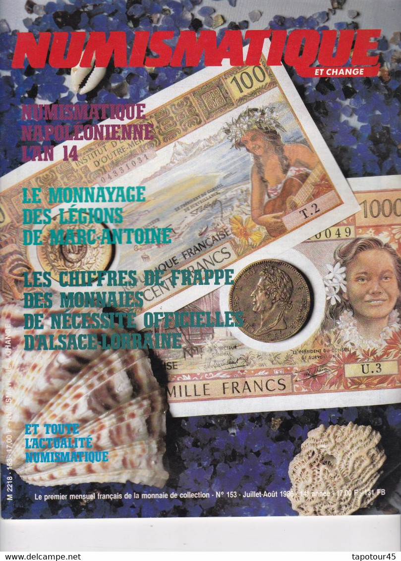 C 21/Revues > Numismatique 50 à 60 Pages A4 1986  (frais & Port 5 € 32 Pour La France) - Französisch