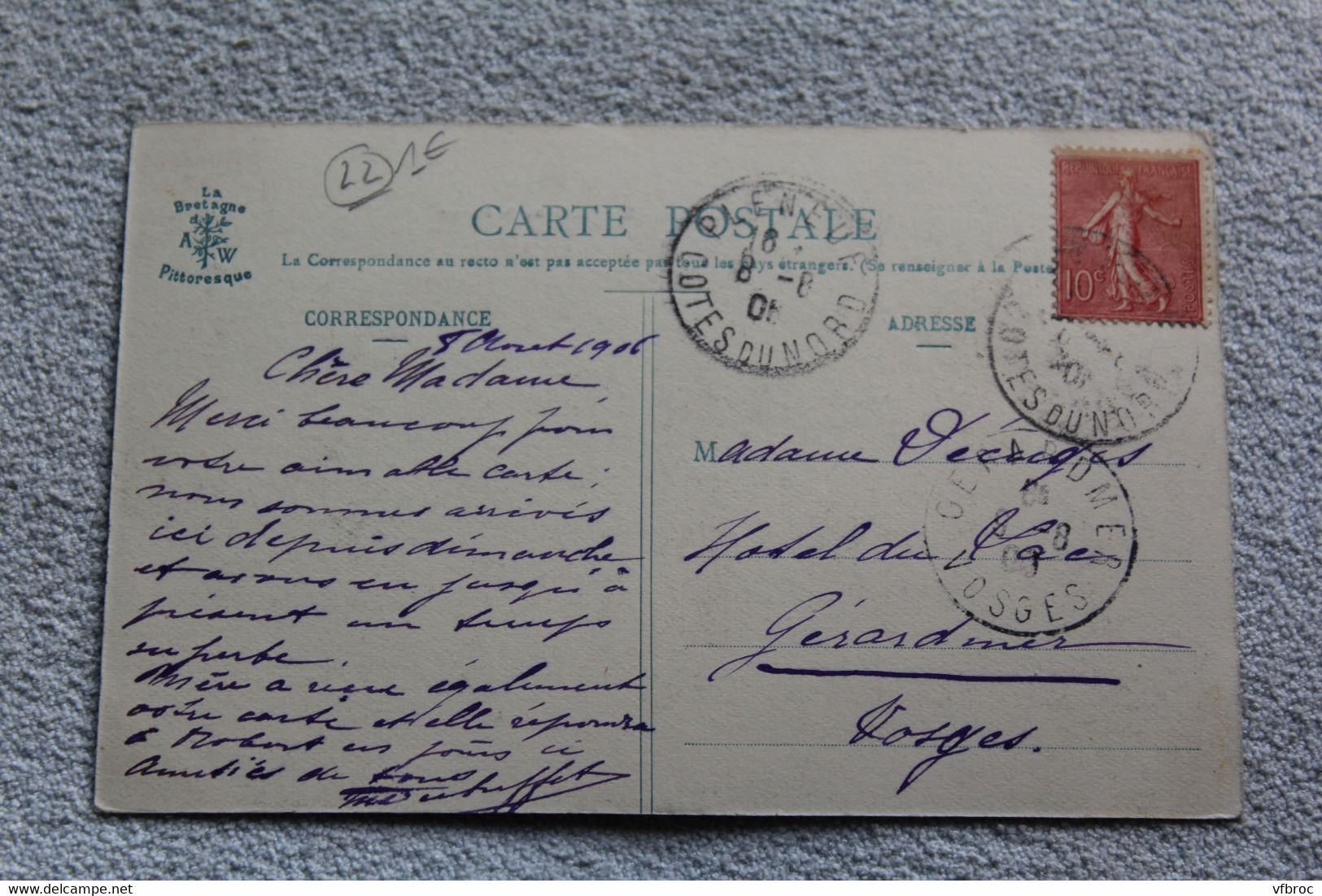 Cpa 1906, Val André, Un Coin De La Plage, Cotes D'Armor 22 - Altri & Non Classificati