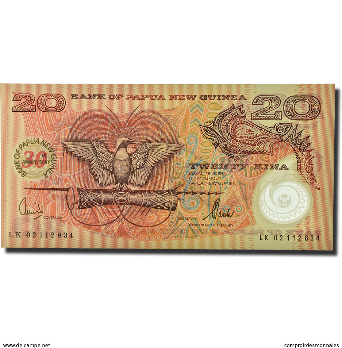 Billet, Papua New Guinea, 20 Kina, 2004, KM:27, NEUF - Papua New Guinea