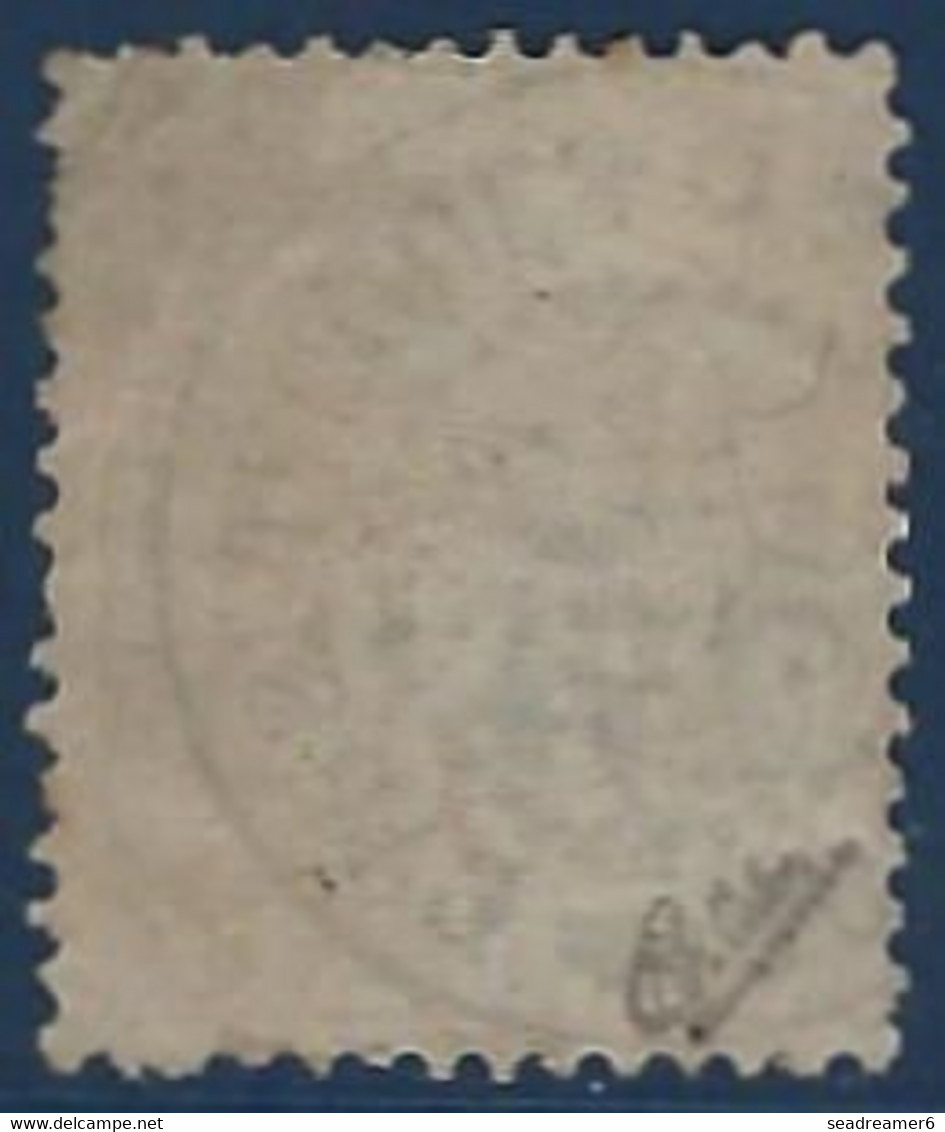 France Colonies Cochinchine N°3 5c Sur 25c Jaune Oblitéré "Cochinchine/ Cap St Jacques " Rare & Signé Calves - Used Stamps