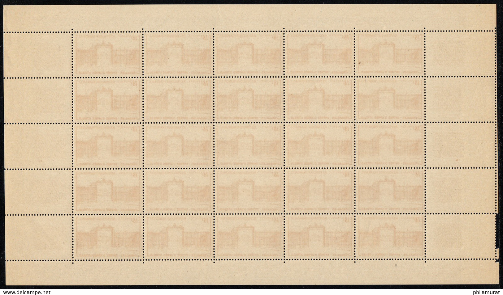 N°939 Feuille Entière, Château De Versailles 1952, Neufs ** Sans Charnière - Full Sheets