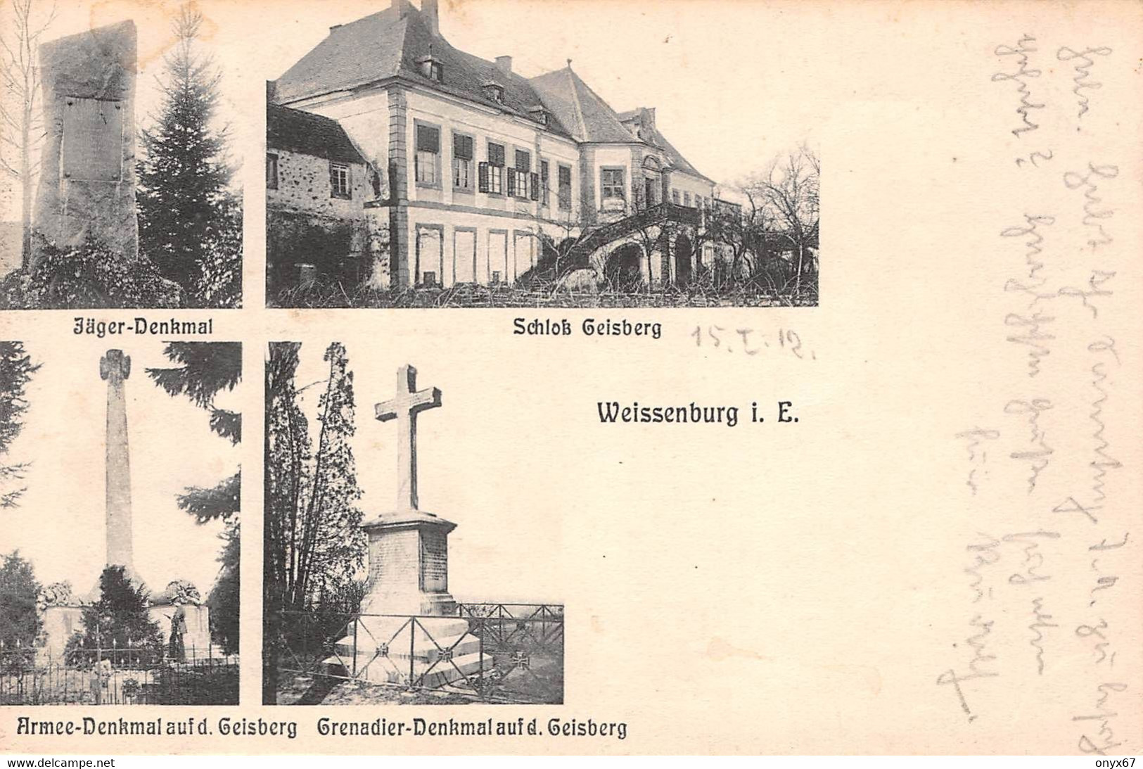 WEISSENBURG-WISSEMBOURG-67-Bas-Rhin-Le Geisberg-Schlachtfeld-Jäger Denkmal-Grenadier Denkmal - Wissembourg