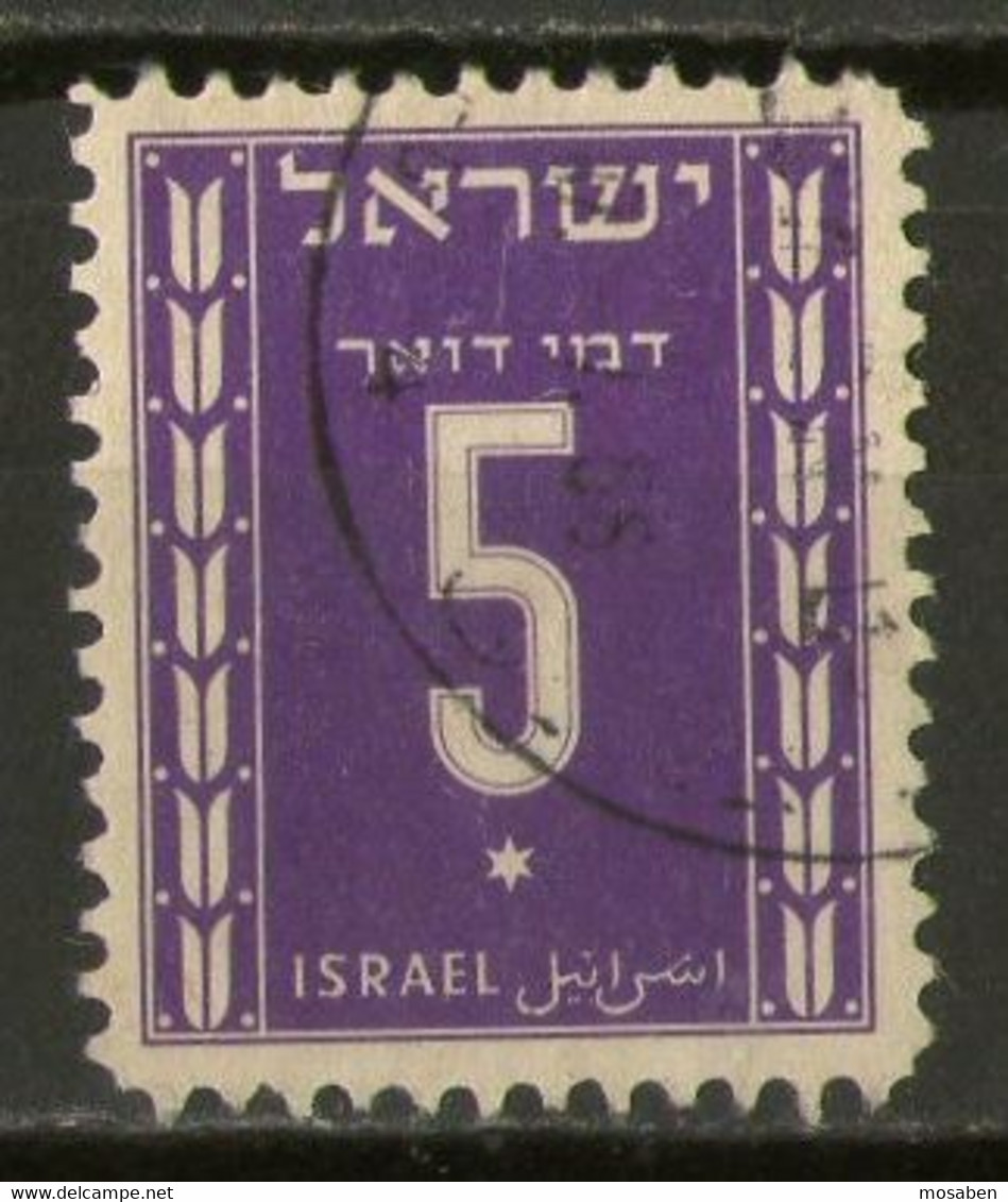 ISRAEL	-	Yv. 7	-	Taxe -			N-24772 - Timbres-taxe