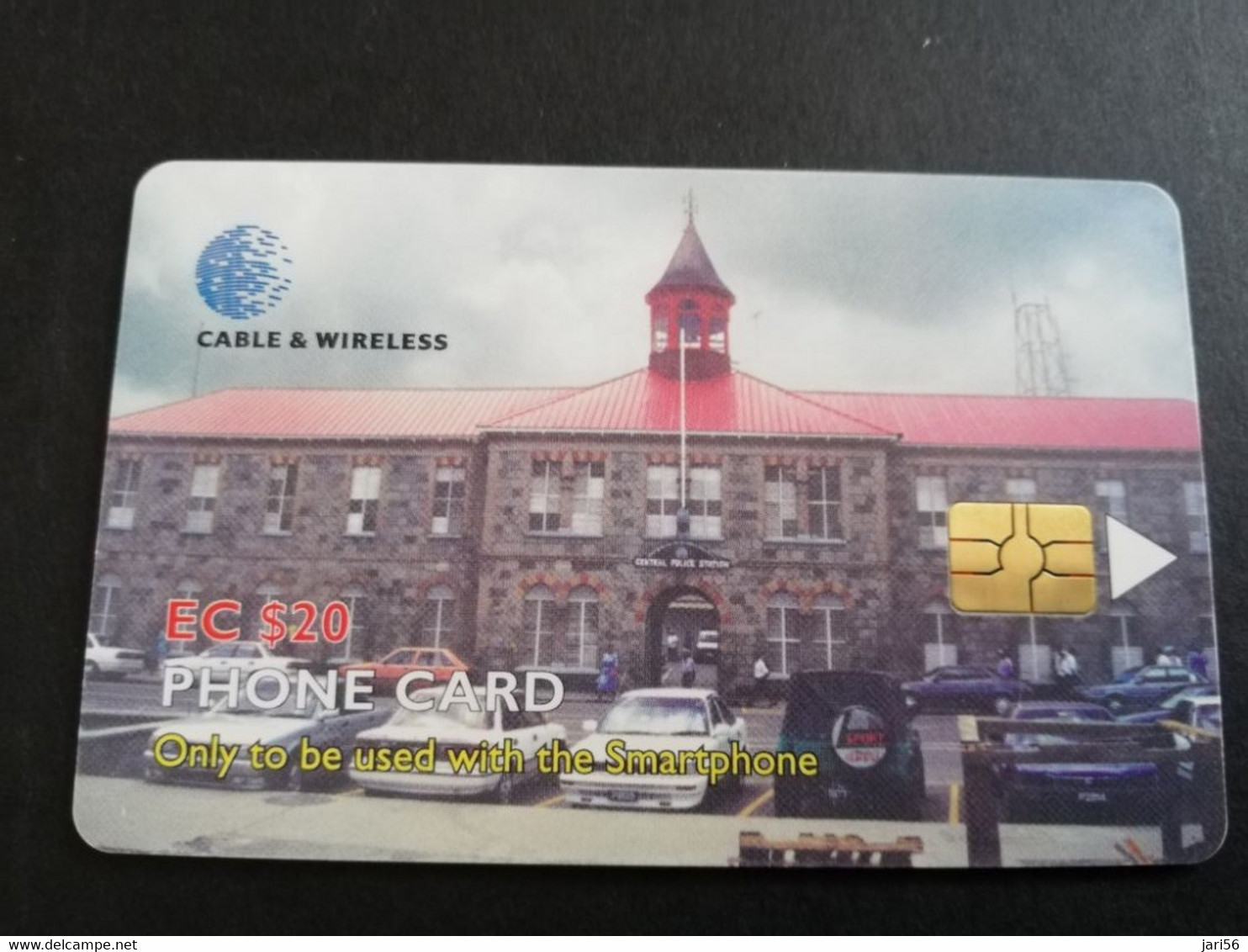 ST VINCENT & GRENADINES CHIPCARD   $20,- HEADQUARTES POLICE  Fine Used Card  ** 5309** - St. Vincent & The Grenadines