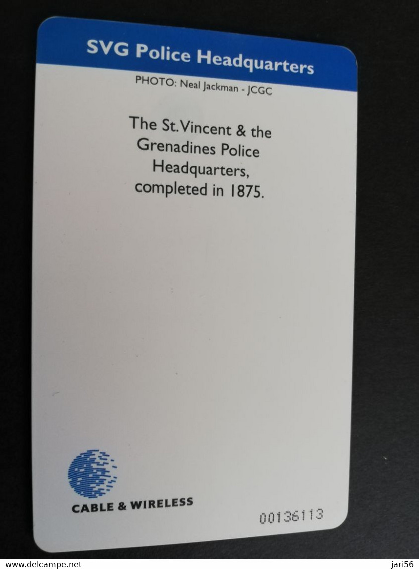 ST VINCENT & GRENADINES CHIPCARD   $20,- HEADQUARTES POLICE  Fine Used Card  ** 5309** - San Vicente Y Las Granadinas