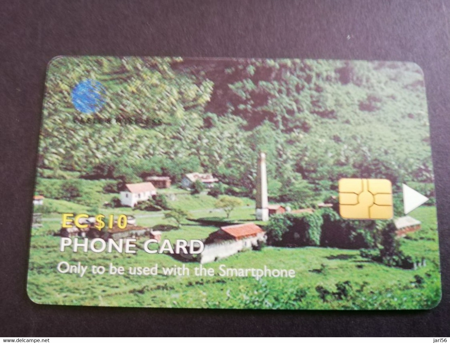 ST VINCENT & GRENADINES CHIPCARD   $10,- PETERS HOPE ESTATE      Fine Used Card  ** 5315** - San Vicente Y Las Granadinas