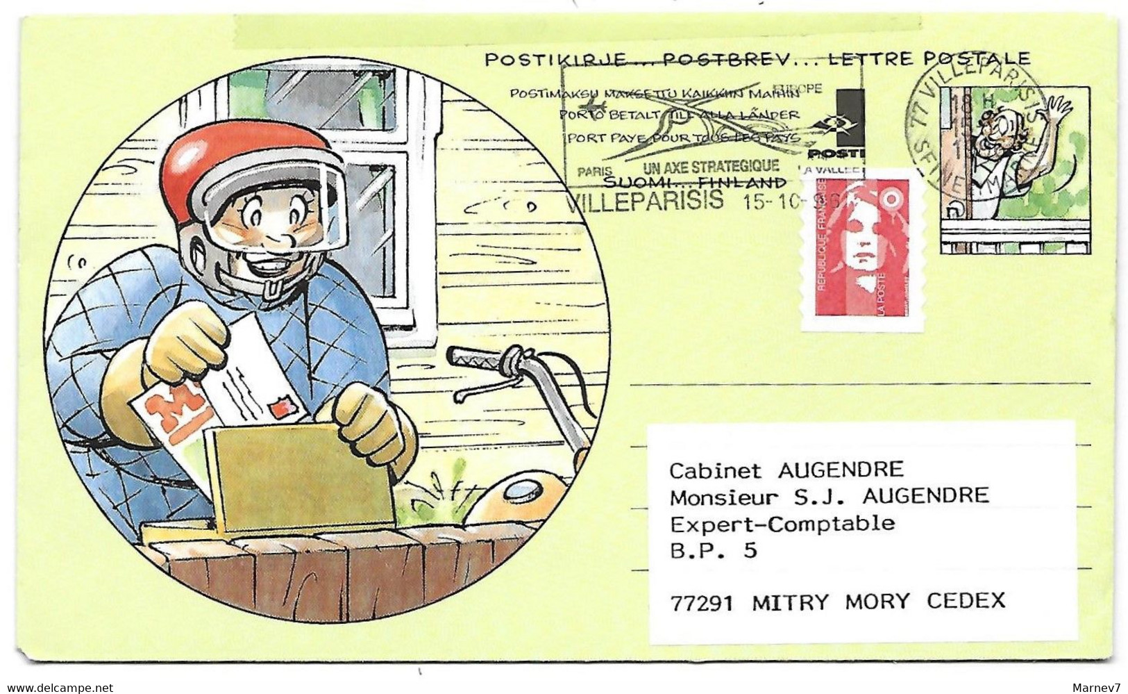 SUEDE - Postikirje Postbrev - Service Postal De La Poste - Lettre Postale - En Port Payé Pour Tous Les Pays - Posti - - Cartas & Documentos