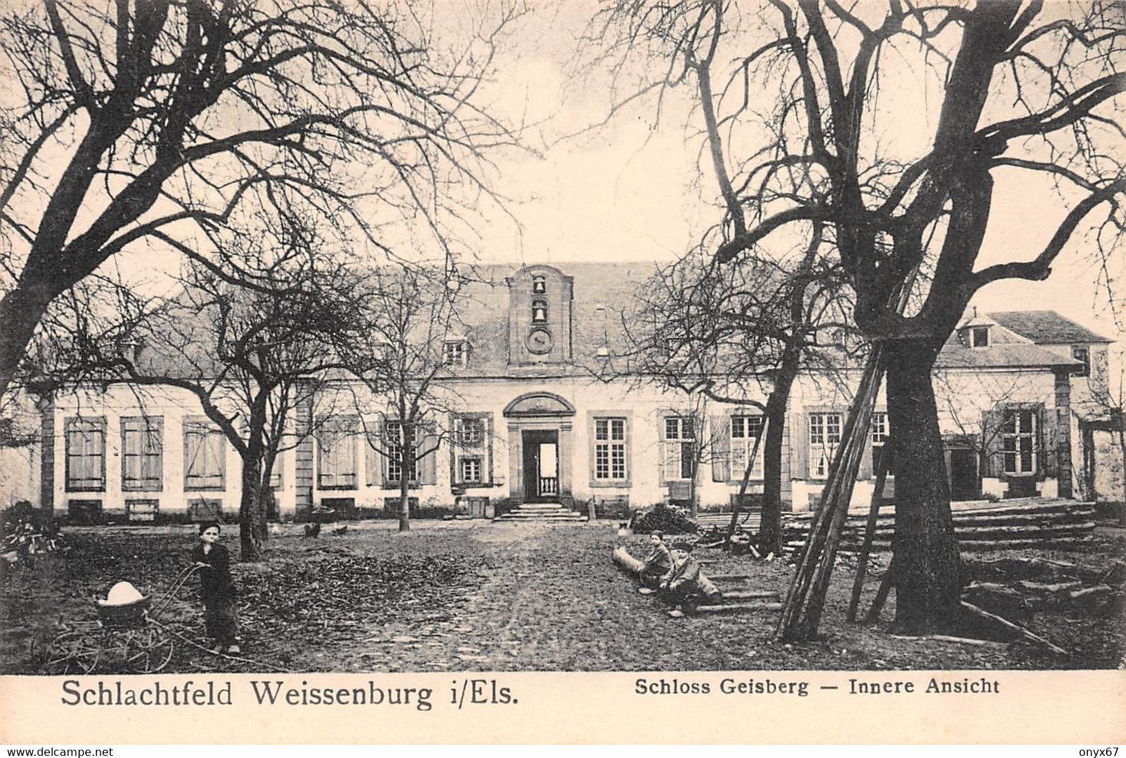 WEISSENBURG-WISSEMBOURG-67-Bas-Rhin-Le Geisberg-Schlachtfeld-Gaiberg Innenhof - Wissembourg