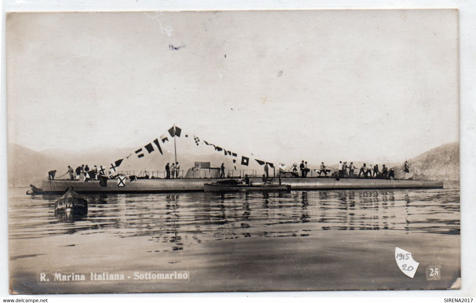 REGIA MARINA ITALIANA - SOTTOMARINO - NON VIAGGIATA - Warships