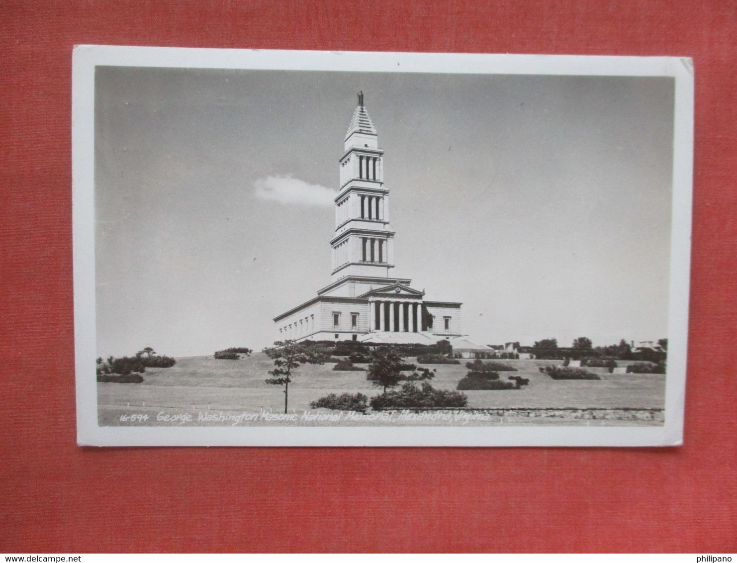 RPPC  George Washington  Masonic National  Memorial   Alexandria  Virginia    Ref  4880 - Alexandria