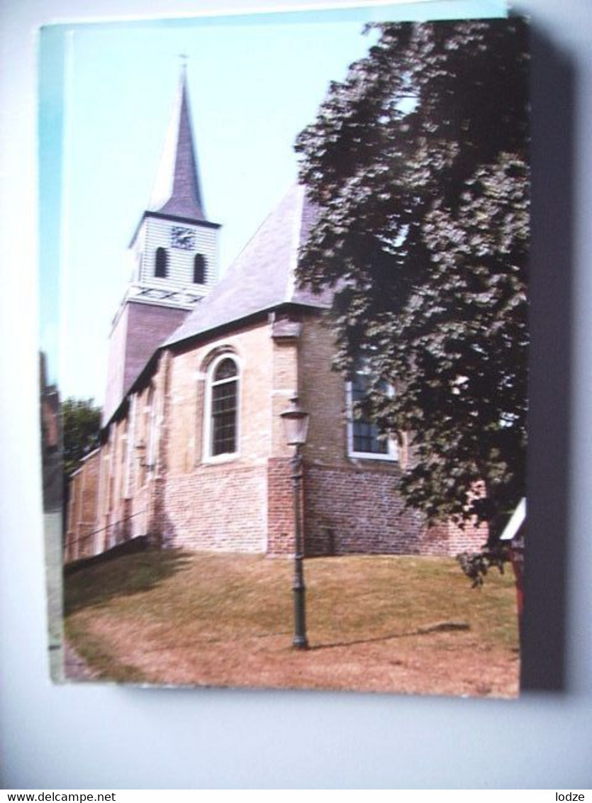 Nederland Holland Pays Bas Wolvega Met Nederlands Hervormde Kerk En Omgeving - Wolvega