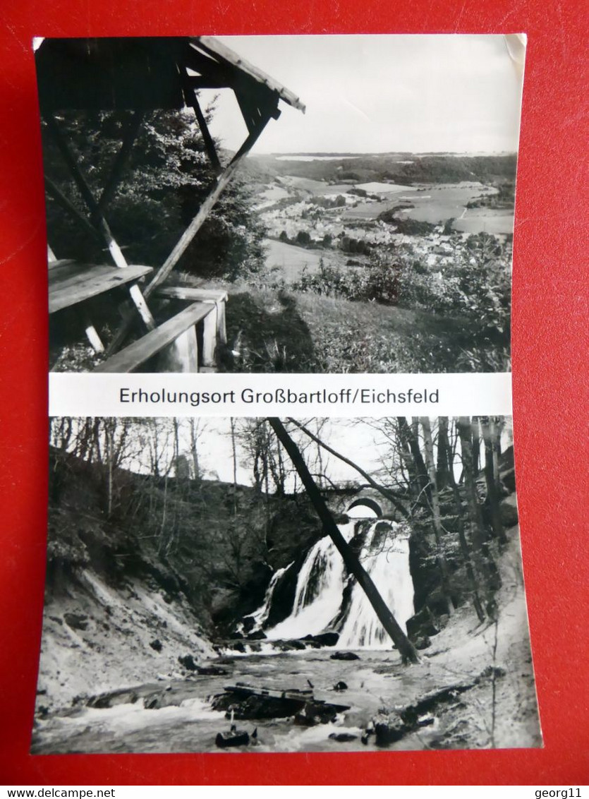 Großbartloff - Kasserfall - Blick Vom Schimberg - DDR 1956 - Echt Foto - Eichsfeld - Thüringen - Heiligenstadt