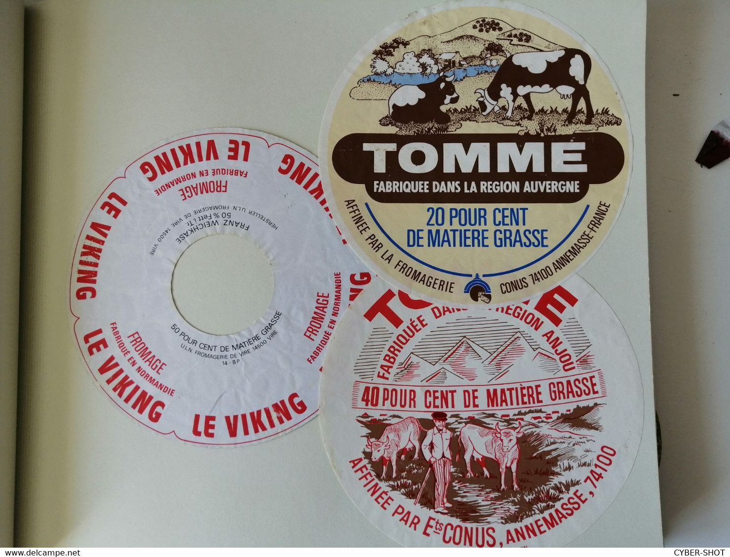 Super LOT DE PLUS DE 1000 ÉTIQUETTES VINTAGE DE FROMAGES