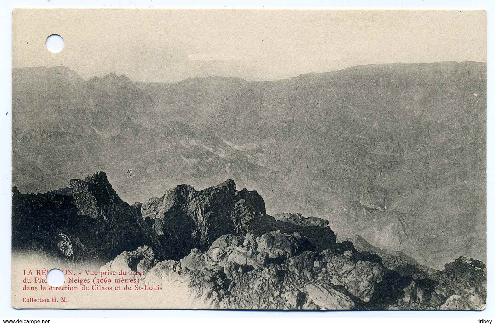 Lot  De 4 CPA LA REUNION / St BENOIT, Route De Cilaos, Piton Des Neiges, - Autres & Non Classés