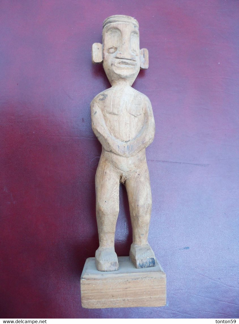 Ancienne Statue En Bois A Identifier. - Bois