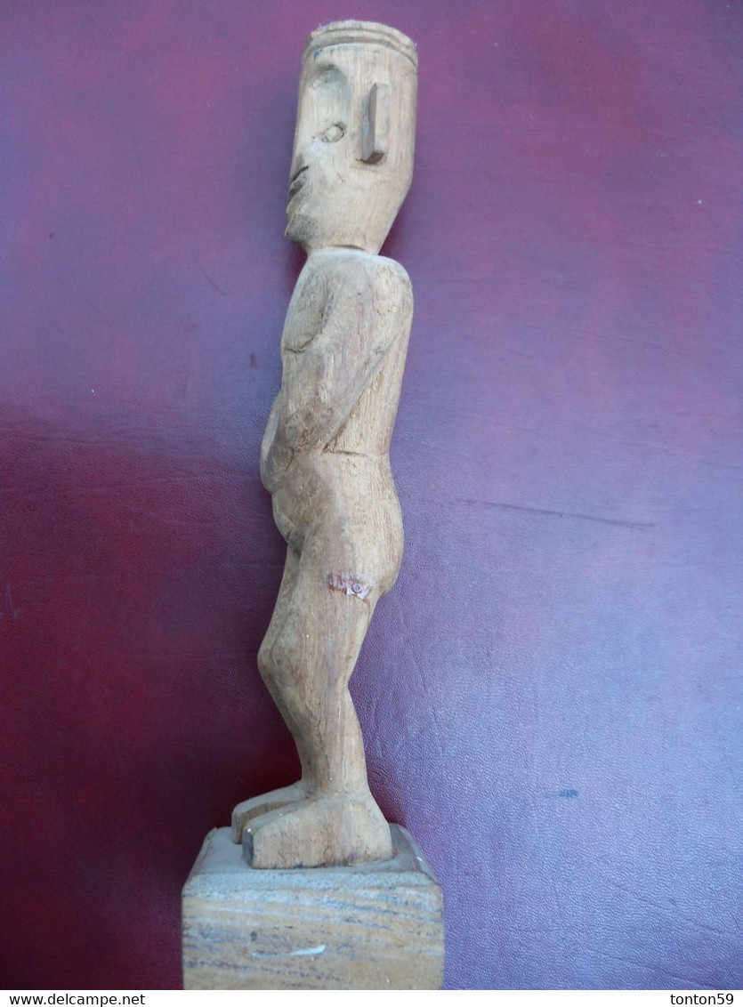 Ancienne Statue En Bois A Identifier. - Bois