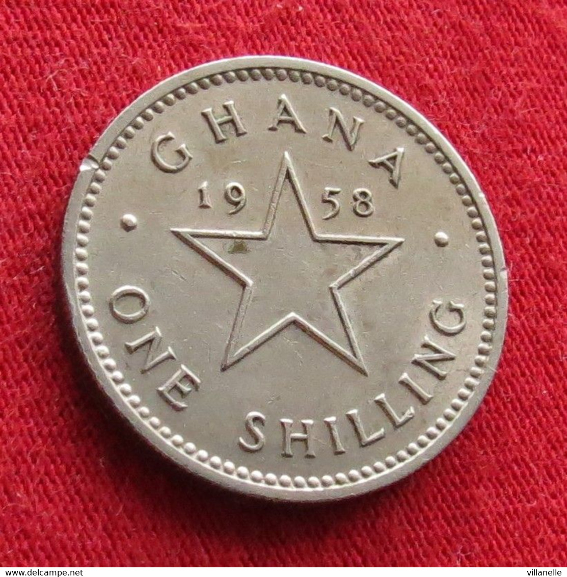 Ghana 1 One Shilling 1958 KM# 5 *V1 Gana - Ghana