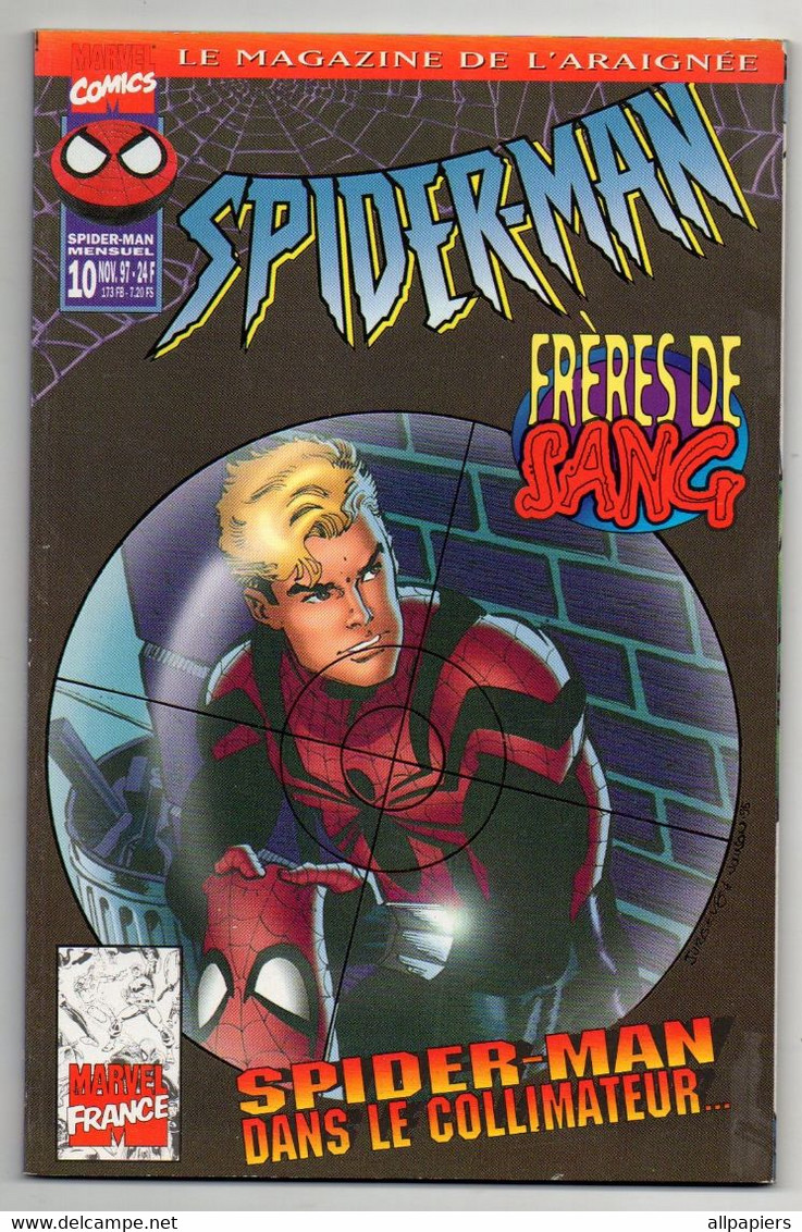 Comics Spider-Man Frères De Sang N°10 Spider-Man Dans Le Collimateur... - Méga-carnage - Frères De Sang 1.2.3 Parties - Spiderman