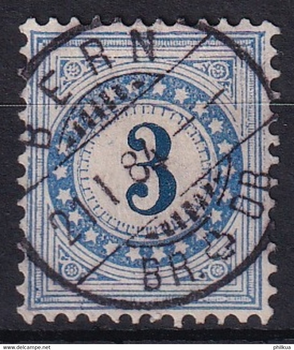 Portomarken 3IIN / Michel 3N Sauber Gestempelt - Vollstempel Bern - Postage Due