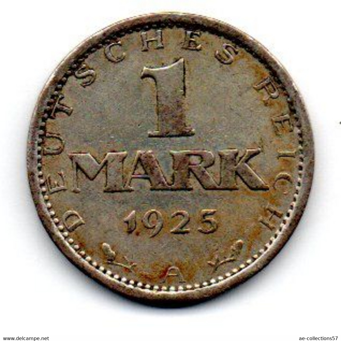 Allemagne  1 Mark  1925 A TTB - 1 Marco & 1 Reichsmark