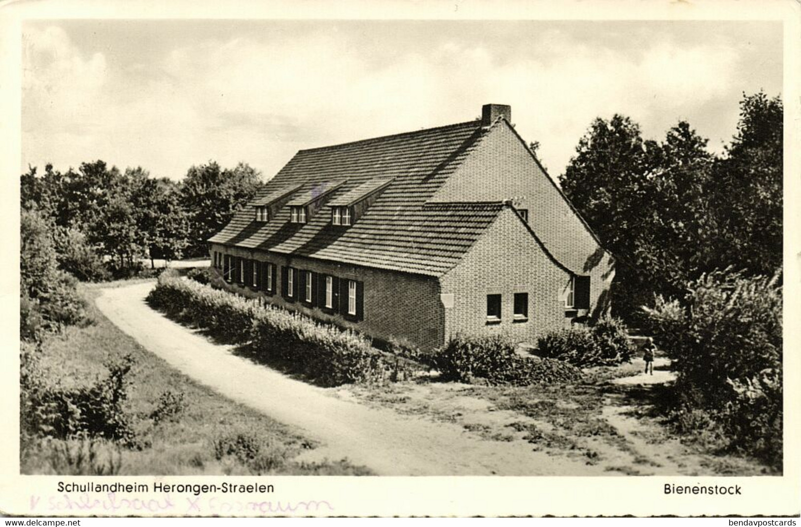 HERONGEN, Straelen, Krefelder Schullandheim (1960s) AK (2) - Straelen