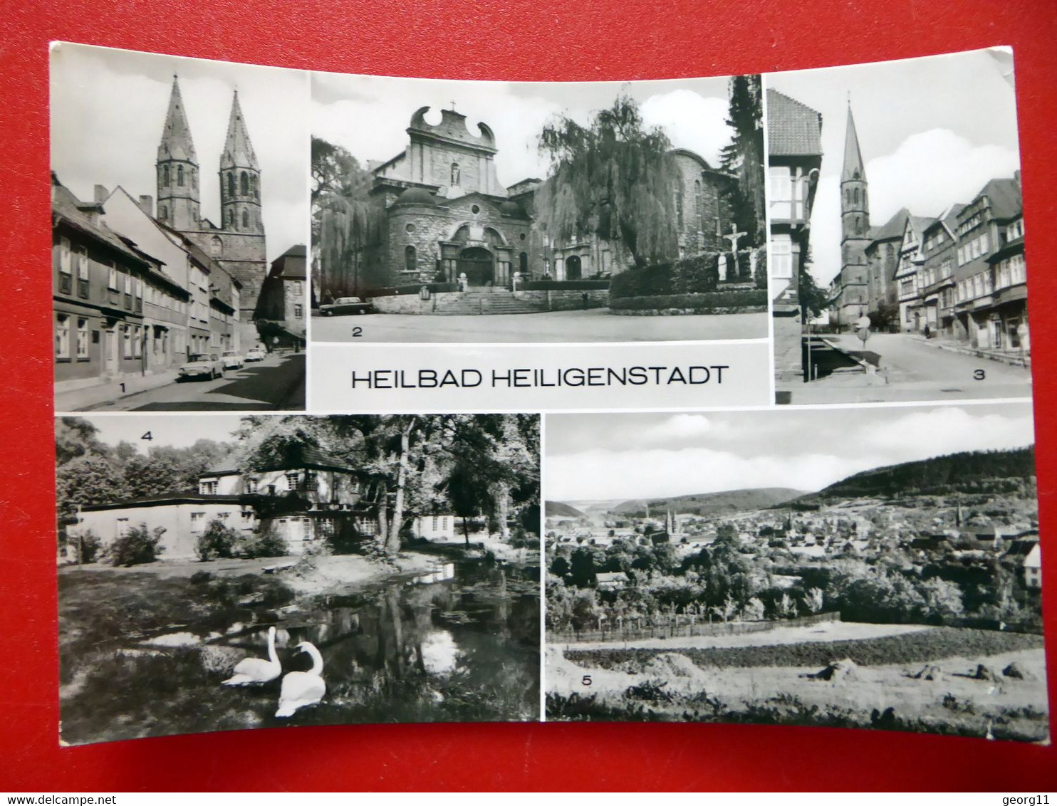 Heiligenstadt Heilbad - Redemptoristenkloster - Bergstraße - Kneippbad- Echt Foto - DDR 1979 - Eichsfeld - Thüringen - Heiligenstadt