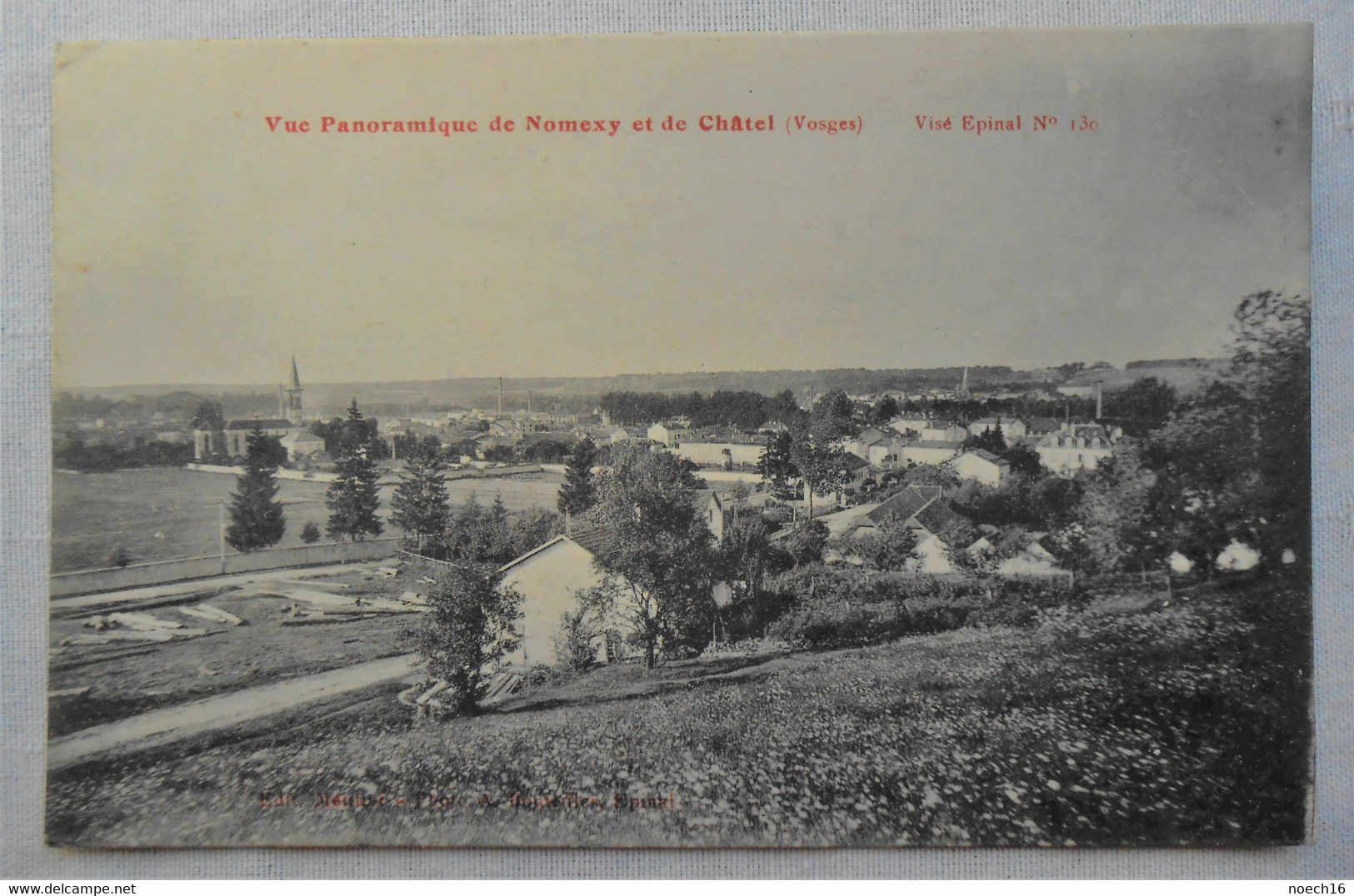 CPA 1918 Vue Panoramique De Nomexy Et De Châtel (88 France) - Nomexy