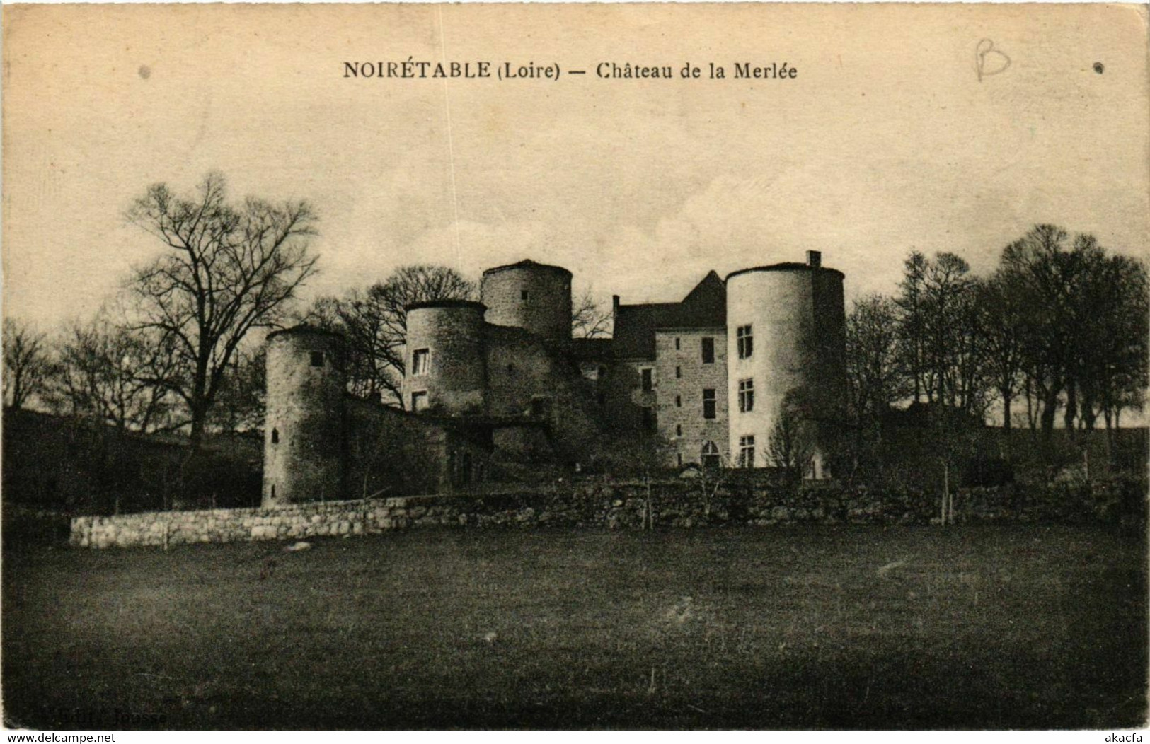 CPA AK NOIRETABLE - Chateau De La Merlée (578529) - Noiretable