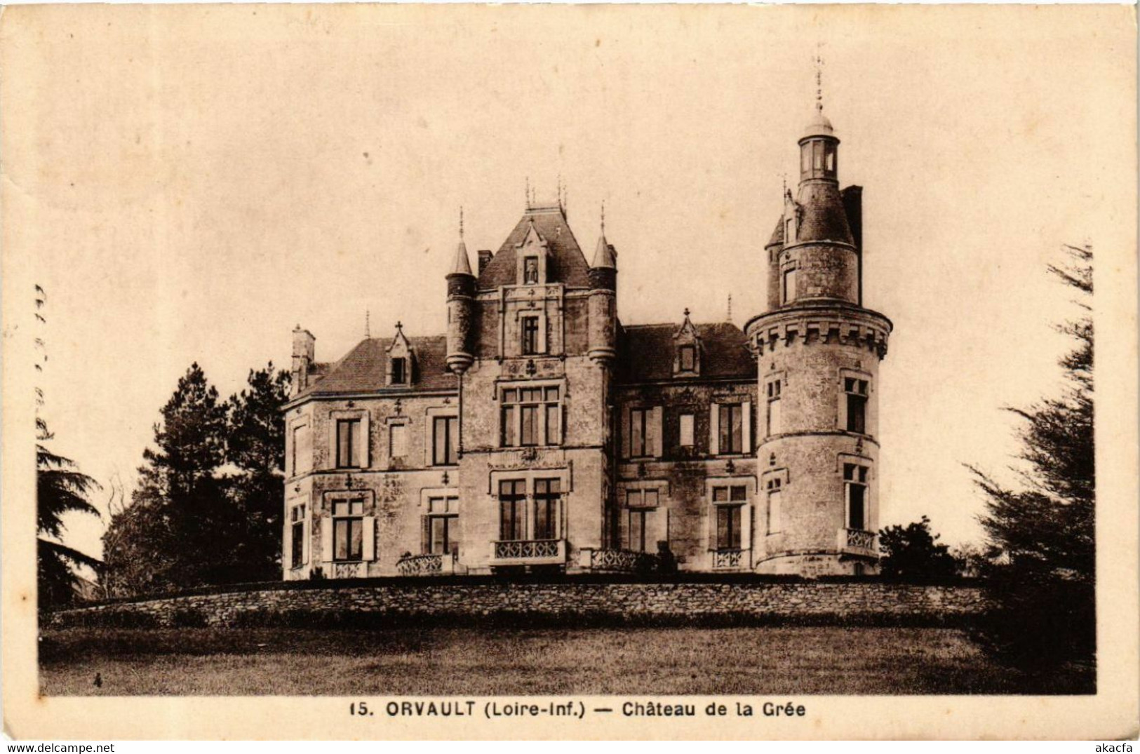 CPA AK Orvault - Chateau De La Grée (588126) - Orvault