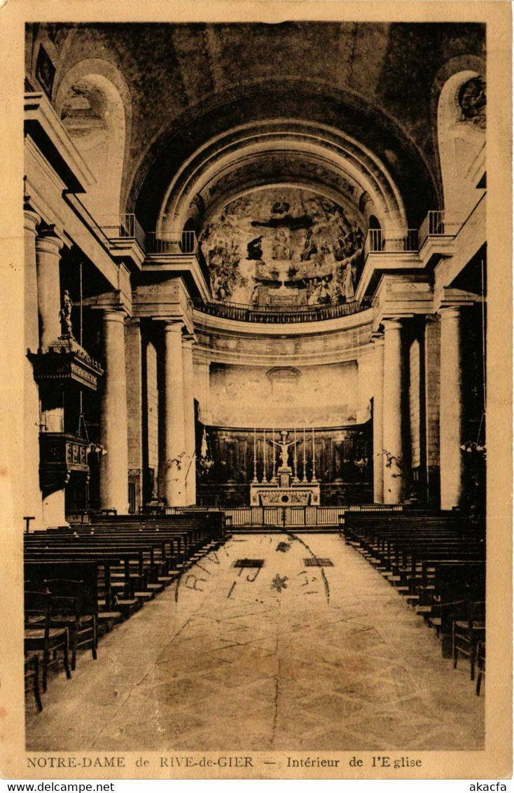 CPA AK RIVE-de-GIER - Intérieur De L'Église (578659) - Riorges