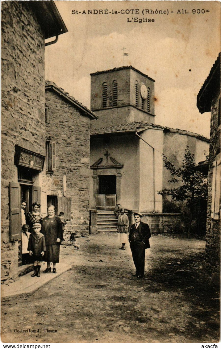 CPA AK St-ANDRÉ-la-COTE - Alt 900m. L'Église (573131) - Saint-André-la-Côte