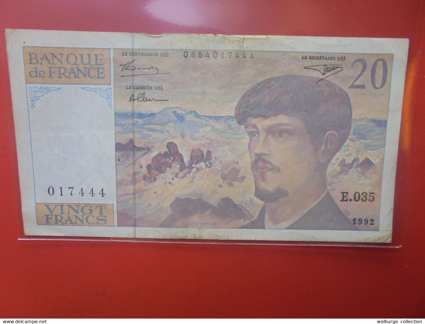 FRANCE 20 Francs 1992 Circuler (B.22) - 20 F 1980-1997 ''Debussy''