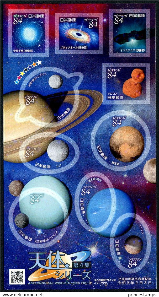Japan (2021) - MS - /  Astronomical World #4 - Astronomia - Astronomie - Astronomy - Space - Astronomia