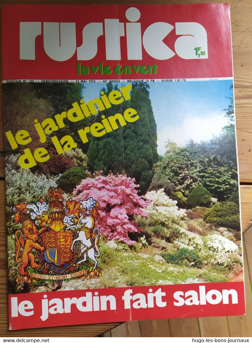 Rustica_N°124_14 Mai 1972_le Jardinier De La Reine__le Jardin Fait Salon_ - Garden