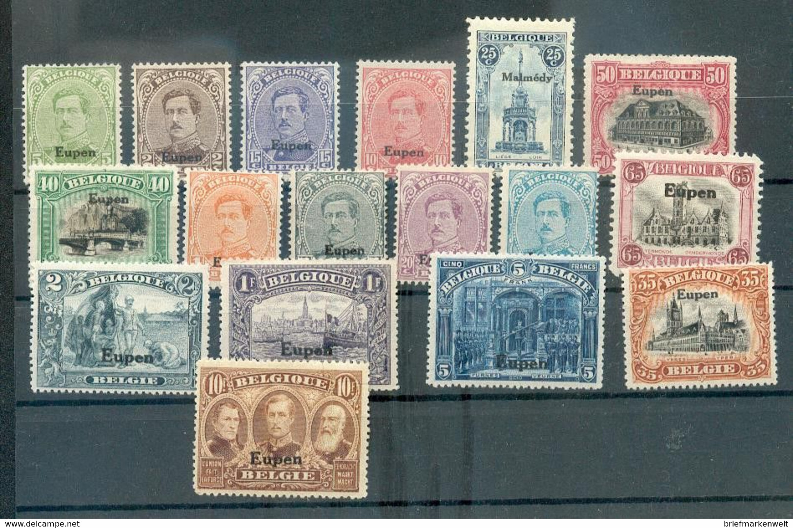 Eupen 1/17 SATZ * MH 200EUR(72999 - Occupation 1914-18