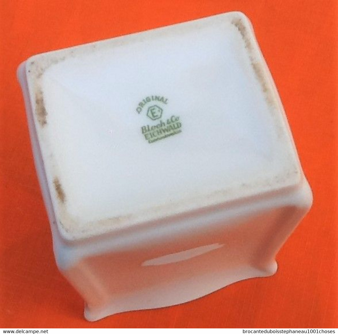 Années 1930 Pot Couvert Sucre Porcelaine Fine Bloch & Co Eichwald (Czechoslovakia) - Other & Unclassified