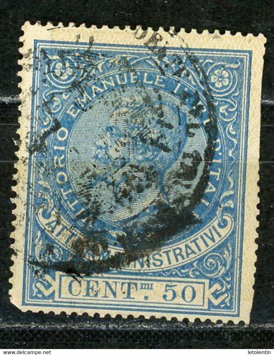 ITALIE : FISCAUX N° Yvert ? Obli. 2e CHOIX - Revenue Stamps