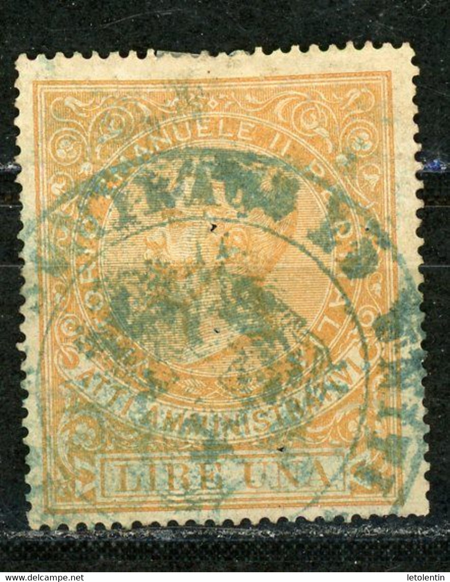 ITALIE : FISCAUX N° Yvert ? Obli. 2e CHOIX - Revenue Stamps