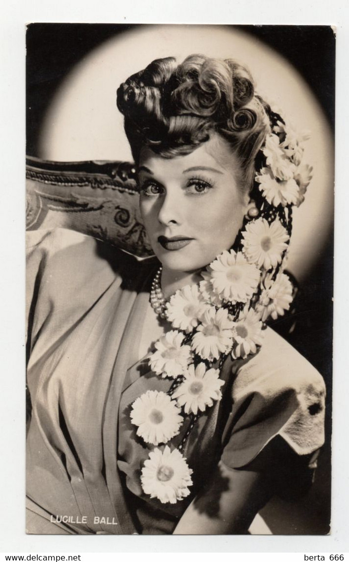 Lucille Ball Actress Original Real Photo - Personalità